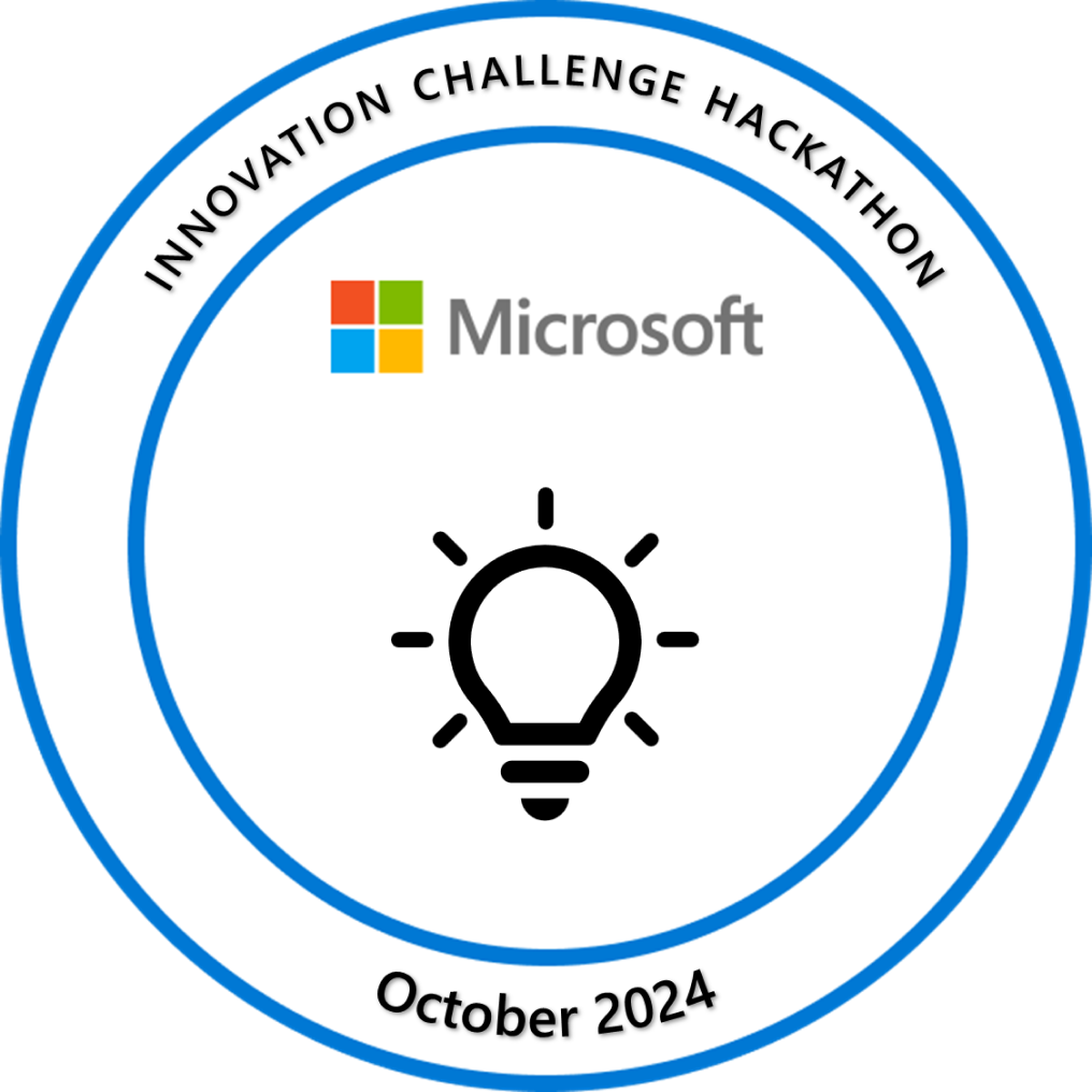 Badge de Innovation Challenge Hackathon October 2024